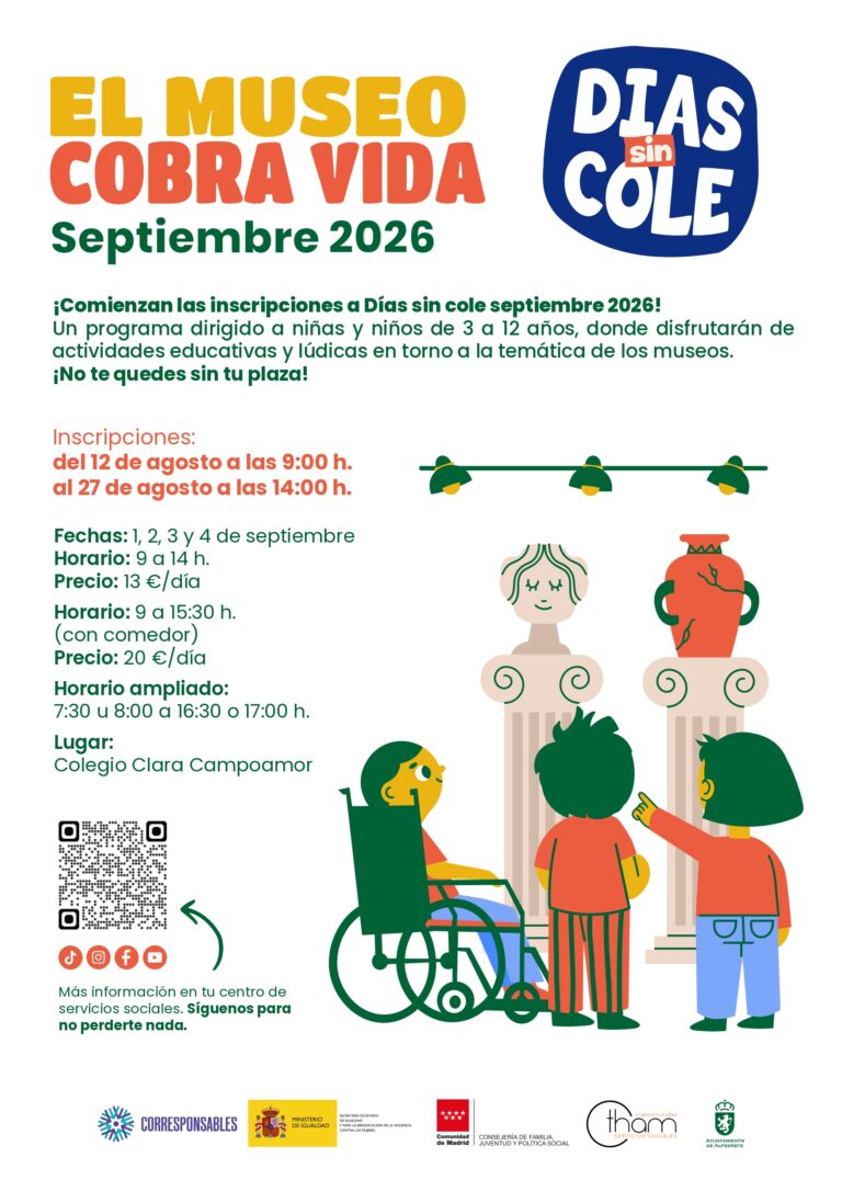 ¡Abren inscripciones para «Días sin cole» de septiembre 2026!