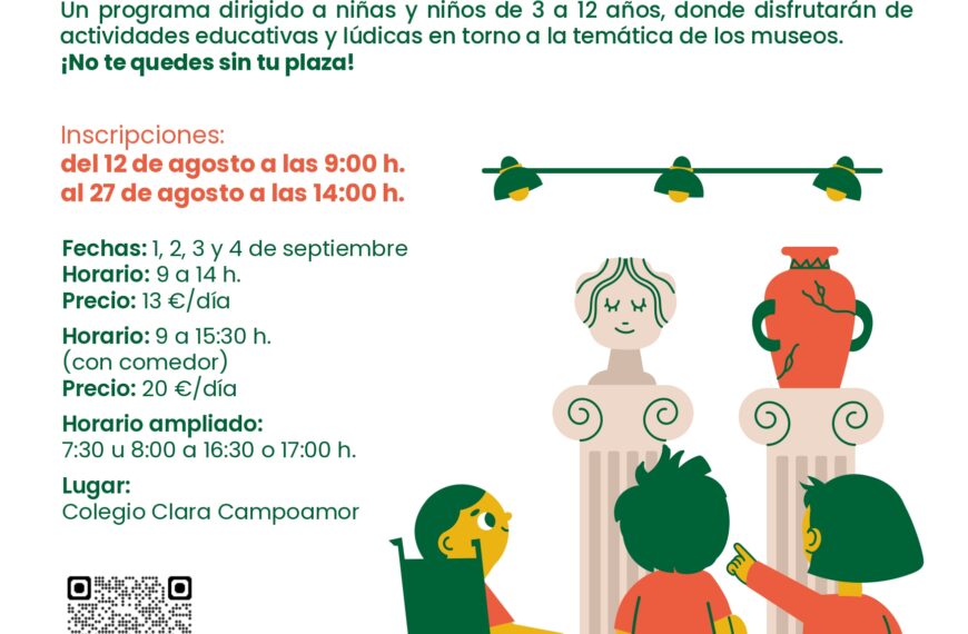 ¡Abren inscripciones para «Días sin cole» de septiembre 2026!