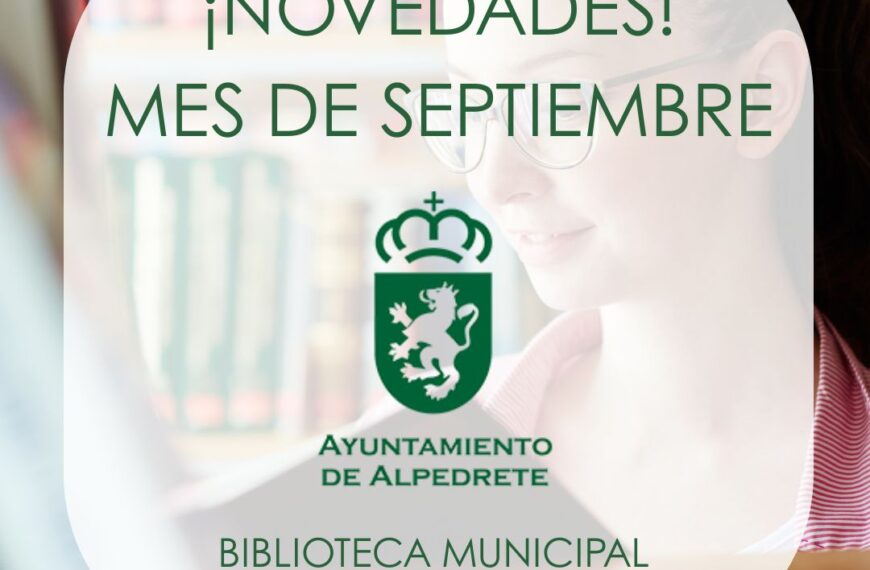 Boletín de novedades de la Biblioteca Municipal: explorando las nuevas adquisiciones de septiembre de 2026