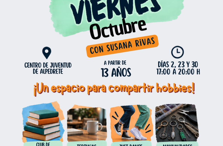 Nueva actividad juvenil: «Club de los Viernes» en el Centro de Juventud