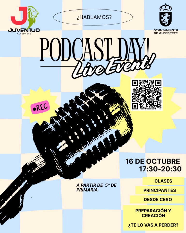 Descubre el arte del podcast: aprende, graba y produce en el Taller «Podcast Day Live Event»