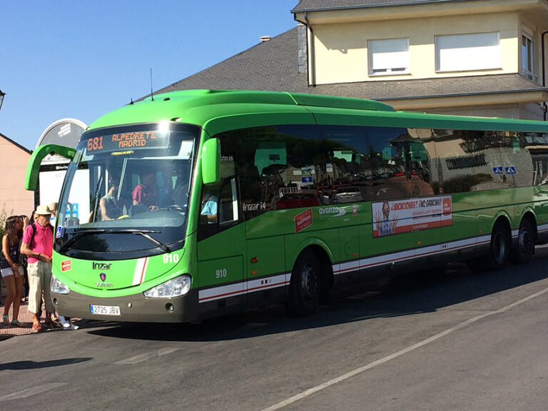 El Consorcio de Transportes modifica el itinerario de siete líneas de autobús por obras en Collado Villalba