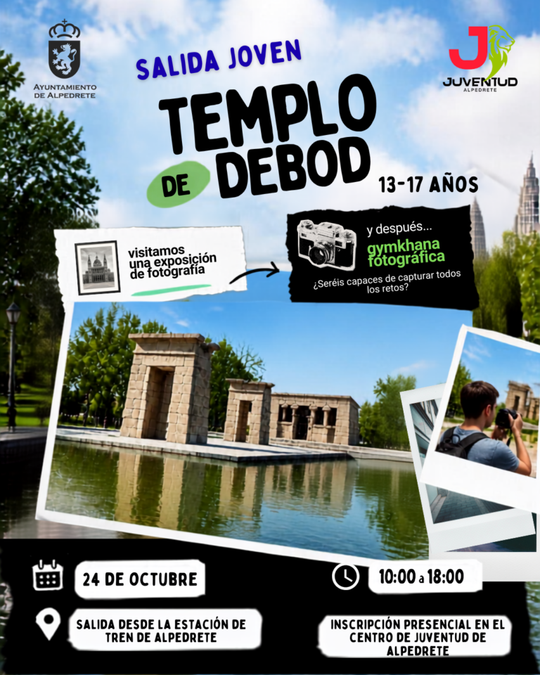 Salida joven al Templo de Debod: excursión cultural y taller fotográfico para inspirar a futuros artistas